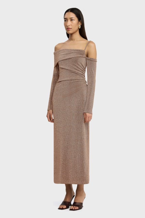 GIA LONG SLEEVE MIDI DRESS - Image 2
