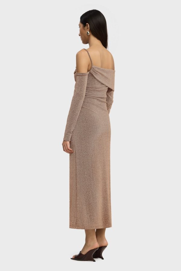 GIA LONG SLEEVE MIDI DRESS - Image 3
