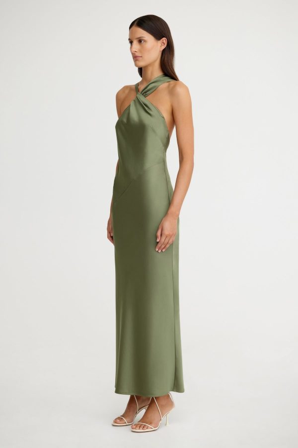 LUCILE DRAPED MAXI DRESS - Image 2