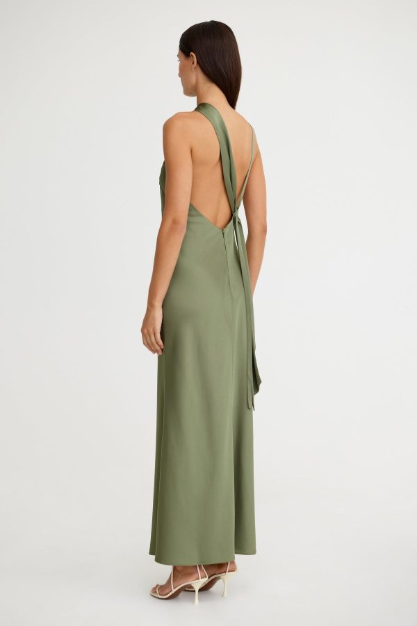 LUCILE DRAPED MAXI DRESS - Image 3
